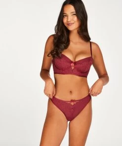 Voorgevormde Longline Beugel Bh LouLou - Rood -Lingerie Verkoop 201173 3