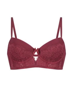 Voorgevormde Longline Beugel Bh LouLou - Rood -Lingerie Verkoop 201173 5