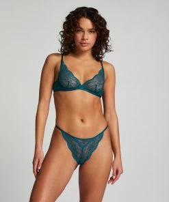 Niet-voorgevormde Beugel Bh Isabelle - Blauw -Lingerie Verkoop 201204 3