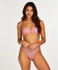 Hoog Uitgesneden Brazilian Wies - Roze