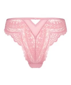 Hoog Uitgesneden Brazilian Wies - Roze -Lingerie Verkoop 201226 6