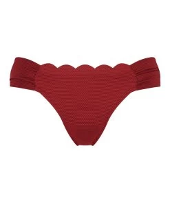 Bikinibroekje Scallop - Rood -Lingerie Verkoop 201284 5