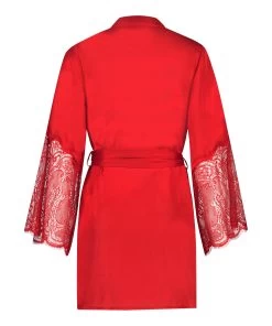 Kimono Satin - Rood -Lingerie Verkoop 201344 6