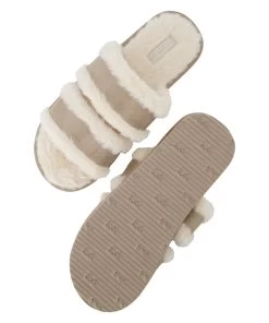 Slippers Double Strap - Beige -Lingerie Verkoop 201601 6