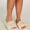 Slippers Fake Fur - Beige
