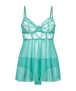 Babydoll Isabelle - Blauw -Lingerie Verkoop 201652 5