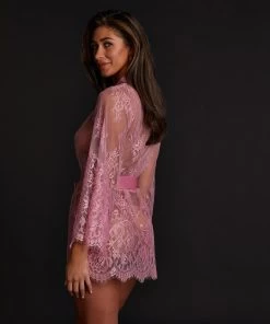 Kimono Lace Isabelle - Roze -Lingerie Verkoop 201655 4