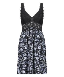 Slipdress Nora Lace - Zwart 9 Slipdress Nora Lace - Zwart -Lingerie Verkoop 201679 5