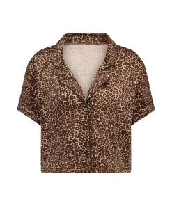 Velours Jacket - Bruin -Lingerie Verkoop 201689 5