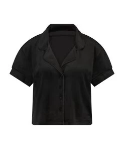 Velours Jacket - Zwart -Lingerie Verkoop 201691 5