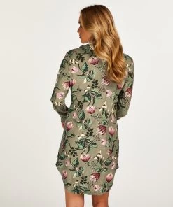 Nachthemd Menshirt Jersey - Groen -Lingerie Verkoop 201710 4