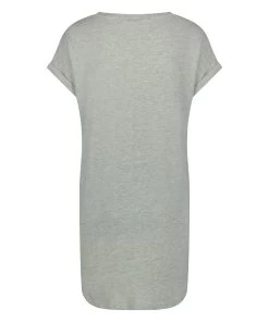 Nachthemd Ronde Hals - Grijs -Lingerie Verkoop 201733 6
