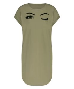 Nachthemd Ronde Hals - Groen -Lingerie Verkoop 201742 5