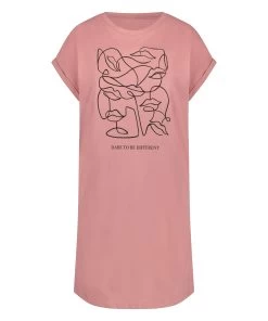 Nachthemd Ronde Hals - Roze -Lingerie Verkoop 201753 5