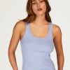 Jersey Tank Top - Blauw