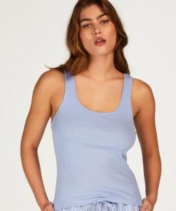 Jersey Tank Top - Blauw