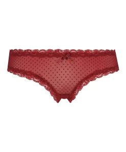 Brazilian V-shape Mesh - Rood -Lingerie Verkoop 201834 5