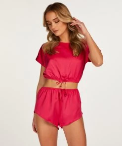 Crop Top Satin - Roze 10 Crop Top Satin - Roze -Lingerie Verkoop 201995 3