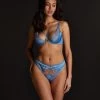 Brazilian Met Open Kruis Extrovert - Blauw -Lingerie Verkoop 202030 1