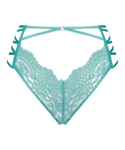 Brazilian Met Open Kruis Monet - Groen -Lingerie Verkoop 202038 6