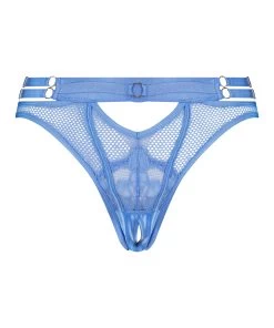 Hoog Uitgesneden String Pleasure - Blauw -Lingerie Verkoop 202041 5