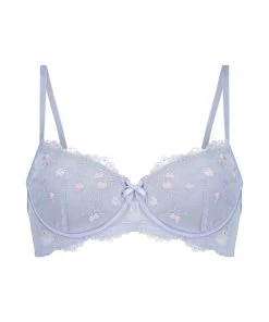 Voorgevormde Beugel Bh Olivia - Blauw -Lingerie Verkoop 202064 5