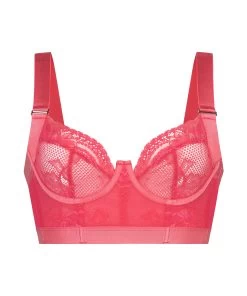 Niet-voorgevormde Longline Beugel Bh Hana - Roze -Lingerie Verkoop 202085 5
