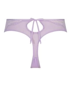 Hoog Uitgesneden String Hallie - Paars -Lingerie Verkoop 202093 6