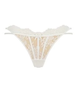 Hoog Uitgesneden String Chlo - Wit 12 Hoog Uitgesneden String Chlo - Wit -Lingerie Verkoop 202098 5