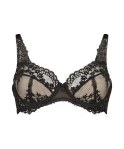Niet-voorgevormde Beugel Bh Daisy - Zwart -Lingerie Verkoop 202109 5