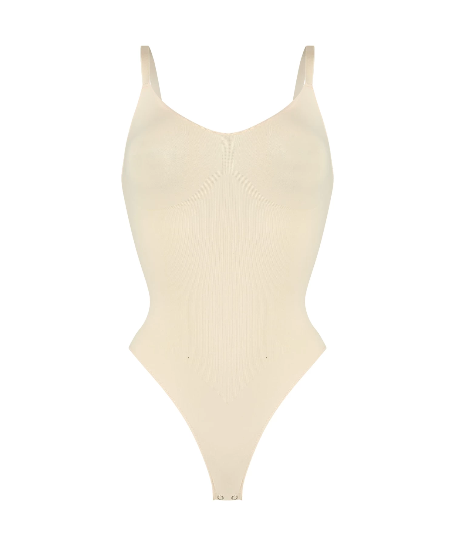 Naadloze Corrigerend Hoog Uitgesneden Body - Beige 8 Naadloze Corrigerend Hoog Uitgesneden Body - Beige - Afbeelding 6