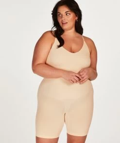 Naadloze Corrigerend Thigh Slimmer Body - Beige -Lingerie Verkoop 202139 12