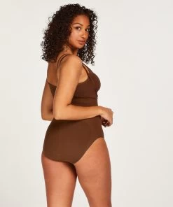 Naadloze Corrigerend Slip Met Hoge Taille - Rood -Lingerie Verkoop 202144 4