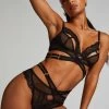 Hoge String Pleasure - Zwart