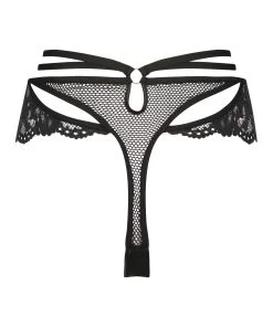 Hoge String Pleasure - Zwart -Lingerie Verkoop 202148 6