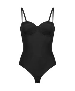 Corrigerende Body Met Voorgevormde Cups - Zwart -Lingerie Verkoop 202216 5