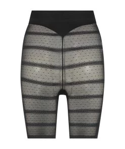 Verstevigende Corrigerend Broek Van Mesh - Zwart -Lingerie Verkoop 202219 6