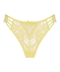 Hoog Uitgesneden Brazilian Belle - Geel -Lingerie Verkoop 202253 5