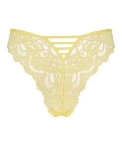 Hoog Uitgesneden Brazilian Belle - Geel -Lingerie Verkoop 202253 6
