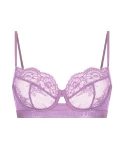 Niet-voorgevormde Beugel Bh Honey - Paars -Lingerie Verkoop 202295 5
