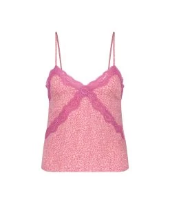 Top Lace Buttons - Roze -Lingerie Verkoop 202321 5