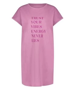 Nachthemd Ronde Hals - Paars -Lingerie Verkoop 202328 5