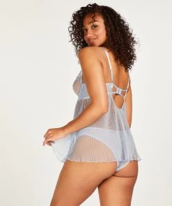 Babydoll Olivia - Blauw -Lingerie Verkoop 202331 4