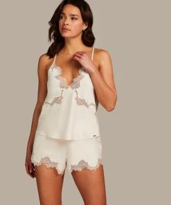 Cami Top Lace Sophia - Wit -Lingerie Verkoop 202333 3