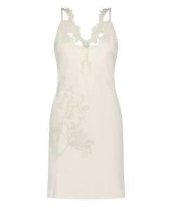 Slipdress Satin Lace - Wit -Lingerie Verkoop 202335 5