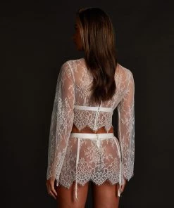 Top Allover Lace - Wit -Lingerie Verkoop 202336 4