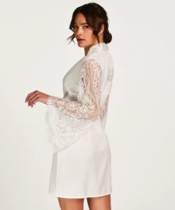 Kimono Satijn Bride - Wit -Lingerie Verkoop 202351 4