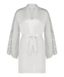 Kimono Satijn Bride - Wit -Lingerie Verkoop 202351 5