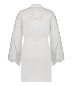 Kimono Satijn Bride - Wit -Lingerie Verkoop 202351 6
