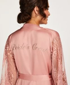 Kimono Satijn Bridal - Roze
